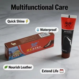 One Hand Fast Opening 30G Instant Shine Shoe Polish