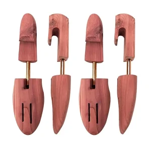 One Tube Adjustable Cedar Wood Wooden Shoe Tree for Maintaining Shape