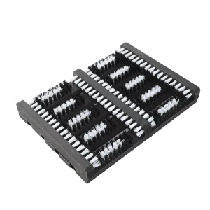 Outdoor Boot Scrubber Brush Beech Wood Handle Soft Bristles Compact Portable Shoe Cleaner for Home RVs Trucks Kids