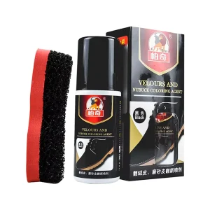 PA 128 Black Brown Natural Suede Care Nubuck Renovator Coloring Agent Shoe Care Kit