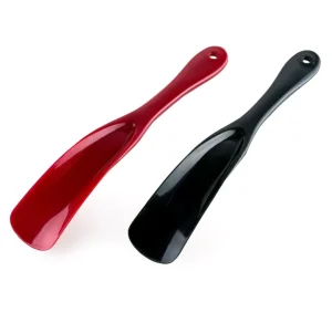 PP Plastic Colorful Strong Short Shoehorn Help Wear Shoes Plastic Shoe Spoon Lifter Shoe Horn Customized Logo