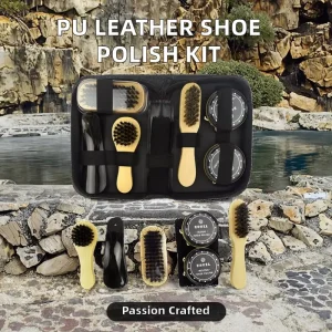 PP Shoe Polish Cleaning Brushes Kit Eco Friendly Premium Household Sundries for Shoe Care