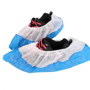 PP+CPE Semi Coated Shoe Covers Ultimate Anti Slip Plus Full Waterproof Protection for Slippery Wet Floors