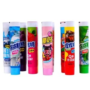 Personal Care Food Grade Aluminum Plastic Slanted Mouth Screw Cap Tubes 12.7 35mm UV Printing Packing