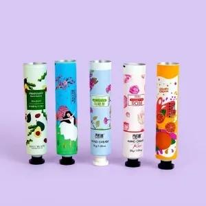 Personalized Customized Aluminum Plastic Hand Cream Packaging Tube 12.7-35mm Screw Cap UV Printing