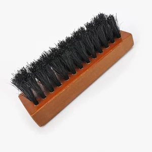 Pig Hair Shoe Brushes Boar Bristle Polishing Cleaning Buffing Brush Wood Handle Shining Brushes