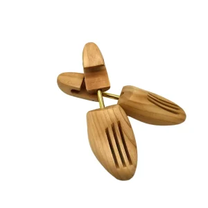 Pinetree Wood Slatted Shoe Trees 2 Pack Large Anti Moisture Keeping Shape