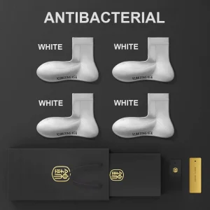 Plant Antibacterial Deodorant Moisture Wicking Summer Men’s Mid-Calf Socks Golf Sports Casual Mesh Right-Angle S03