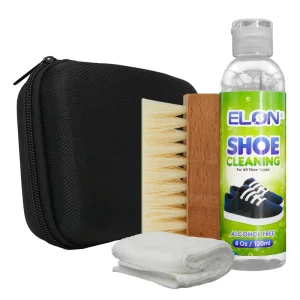 Plant based Formula OEM Shoes Cleaning Kit with Premium Cleaner Solution Brush and Microfiber Cloth