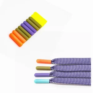 Plastic Aglets Repair Shoelaces 20*5.0mm DIY Change Sneakers Shoelace Kit Plastic Tips