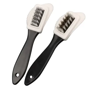Plastic Handle Shoe Brush Suede Deerskin Velvet Frosted Velvet Skin Stain removing Care Brush