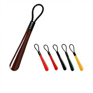 Plastic Small Delicate Universal Shoe Horn Easy to Carry OEM Brand Model WJ-1023 Size 27.5x4cm