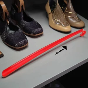 Pocket Size Plastic Foldable Horn Disposable Shoe Horns for Men From Jiangsu