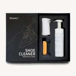 Popular Shoe Care Kits Efficient Cleaning With Elegant Black Box and Brush & Towel