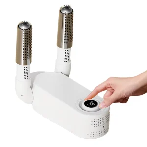 Portable ABS Electric Shoe Warmer with Timer All Seasons Boot Dryer