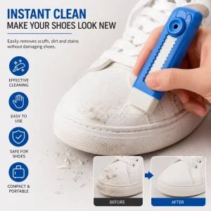 Portable Colorful Shoe Cleaner Eraser High Density Cleaning Rubber for Sneakers Stain Remover Waterless Cleaning Dirt Marks