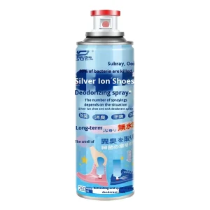 Portable Deodorant Spray for Shoe & Sock Antibacterial Anti Odor Sterilization Sneakers Cabinet Deodorizer