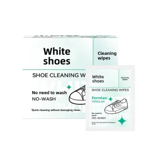 Portable Disposable Shoe Wet Wipes Sneaker Stain Remover No Wash Cleaning Tissue Fast Dirt Eraser for White Sneakers Sport Shoes