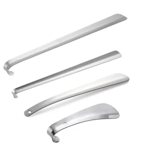 Portable Durable High Heel Long Handle Stainless Steel Shoe Spoon Lifter Shoe Horn