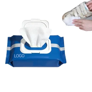 Portable Eco-Friendly Disposable Antibacterial Shoe Wipes for Daily Care Travel Use