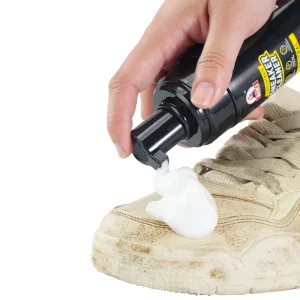 Portable Eco-Friendly Remove Stains Mesh Canvas Fabric Shoe Cleaner Kit With Brush Sneaker Cleaning Kit