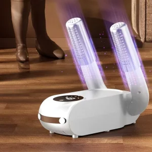Portable Electric Foldable Shoe Dryer Machine Smart Touch Screen Timing Function Household Shoe Warmer