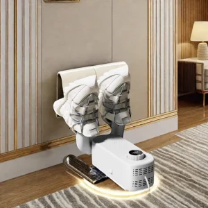 Portable Electric Shoe Dryer with Timer Dehumidifier and Sterilizer for Boots Sneakers and Ski Boots