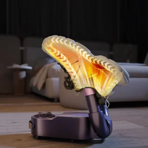 Portable Foldable Electric Shoe Drying Machine Smart ABS Electric Foot Warmer Heater Deodorizer Dehumidifier Battery Powered