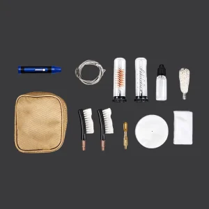 Portable Gun Cleaning Brush Set Aluminum Gun Cleaning Kit for Outdoor Cleaning Shooting