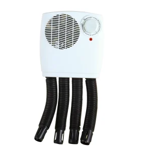 Portable Household 350W Electrical Shoe Dryer with 2 Hour Timer 4 Hoses Indicate Light Boot Warmers