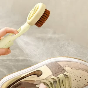 Portable Multifunctional Shoes Brush Press Out Liquid Cleaning Brush Home Use Soft Hard Woolen Shoe Clothing Brush