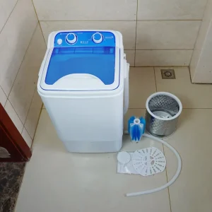 Portable Semi Automatic Electric All In One Washer Dryer for Shoes Clothes Small Mini Plastic Housing Energy Efficient Class