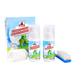 Portable Shoe Care Foam Cleaner Brush Towel Deodorant Stain Remove Sneaker Cleaning Kit