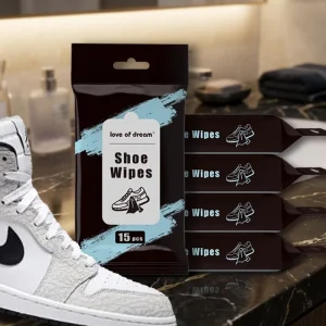 Portable Shoe Cleaning Wipes Disposable No Wash Sneaker Stain Remover Travel Shoe Wipes