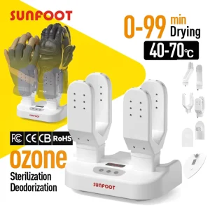 Portable Shoes Dryer Quickly Heating and Drying Ski Boot Automatically Operation Dehumidify Ozone Shoes Dryer