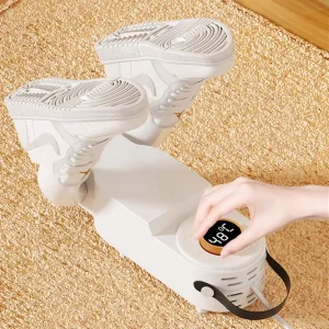 Portable Smart Home Electric Shoe Dryer Foldable Timed Deodorization Warm Air Quick Drying for Household Use