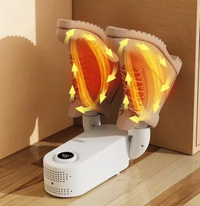 Portable Storage Shoe Dryer 360 Degrees One Key Drying Intelligent Constant Temperature Timing Switch Electric Shoe Dryer