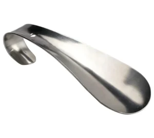 Portable Travel Shoe Horn Heavy Duty Metal Shoe Horn Stainless Steel Shoe Helper Stick 6 Inch Stainless Steel Small Shoehorn Durable