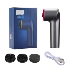 Portable USB Charging Automatic Power Electric Shoe Leather Care Spin Cleaning Scrubber Brush