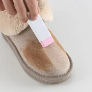Portable White Shoe Sneaker Rubber Dry Cleaning Eraser No Wash Cleaner for Suede Nubuck and Chamois Leather