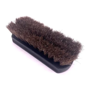 Portable Wood Horse Hair Long Handle Shoe Polish Cleaner