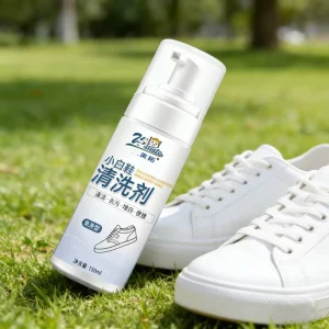 Powerful Biological Enzyme Based Disposable Shoe Cleaner Effective Dirt Stain Removal Eco Friendly pH Neutral All White Sneaker