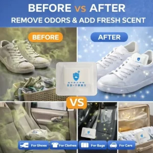 Powerful Deodorizing Insert for Long Lasting Shoe Freshness