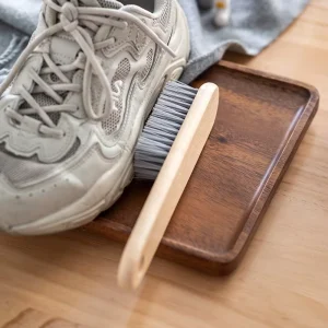 Powerful Stain Removal Wooden Shoe Brush Essential Professional Cleaning Shoe Brush Multi purpose Polishing Brush for Cleaning