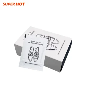 Premium 10Pcs Men Leather Shoes Sneakers Quick Clean Wet Tissue Cotton White Shoe Cleaning Wet Wipes