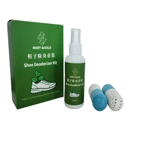Premium Eco Friendly Shoe Deodorizer Kit Advanced Zeolite Capsules Fresh Spray 50% 80% Active Ingredient Complete Odor