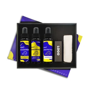 Premium Hat and Shoe Cleaning Kit Suede Wool Canvas Sneaker Cleaner Stain Remover Complete Care Set with Luxury Packaging
