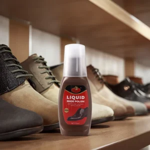 Premium Liquid Polish Bottle Shoes Polisher and Shiner with 3 Year Warranty Long Use Sponge
