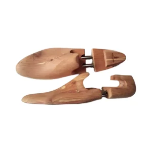 Premium Quality Cedar Wood Adjustable Twin Tube Shoe Tree & Rack Durable Anti Wrinkle Footwear Organizer