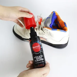 Premium Residue Free Sports Shoe Cleaner Liquid Spray Sneaker Cleaning Solution for Mesh Fabric Rubber Canvas Shoe Care
